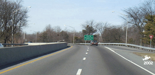 US 9 Freeway In Poughkeepsie