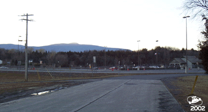 The Back of the Malden Service Area