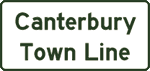 Canterbury Town Line