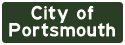 Right, here's a "City" sign: City of Portsmouth