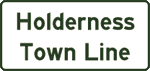 Holderness Town Line