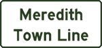 Meredith Town Line