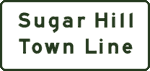 Sugar Hill Town Line