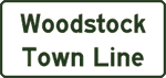 Woodstock Town Line