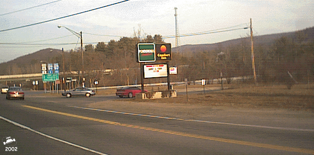 State Line Pavement change