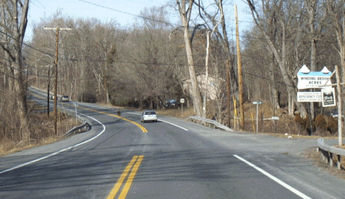 US 9W in Ulster Park